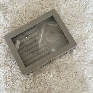 Gray Jewelry Box Organizer